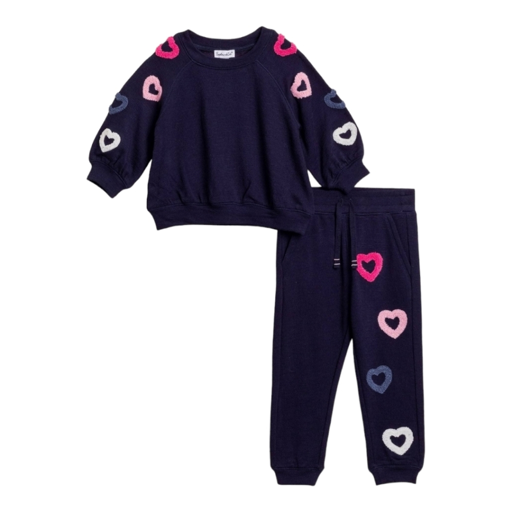 Splendid Open Heart Jogger Set| Size 6-12M